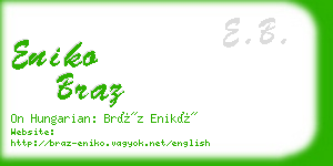 eniko braz business card